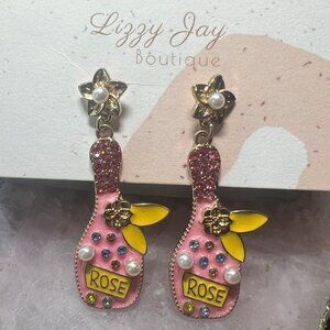 Rose All Day Dangle Sparkle Earrings